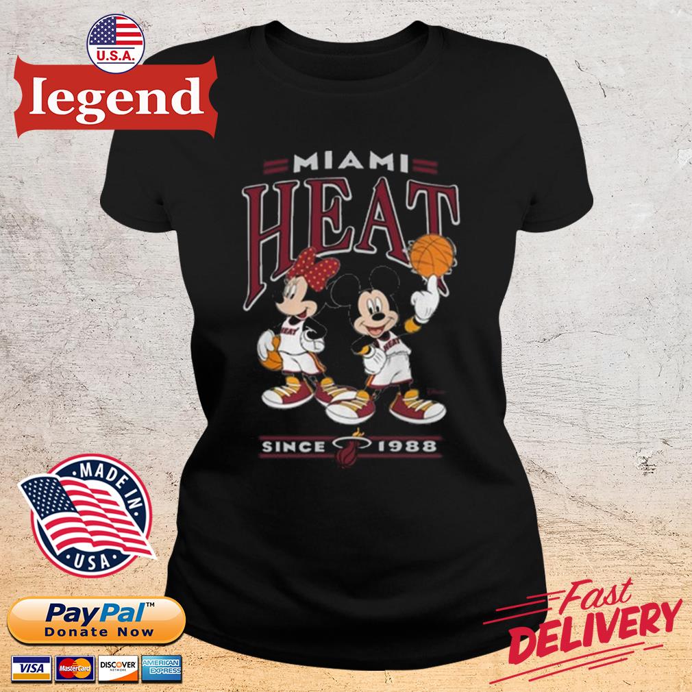 Mickey Mouse And Minnie Mouse Miami Heat Disney Since 1988 Shirt, hoodie,  sweater, long sleeve and tank top