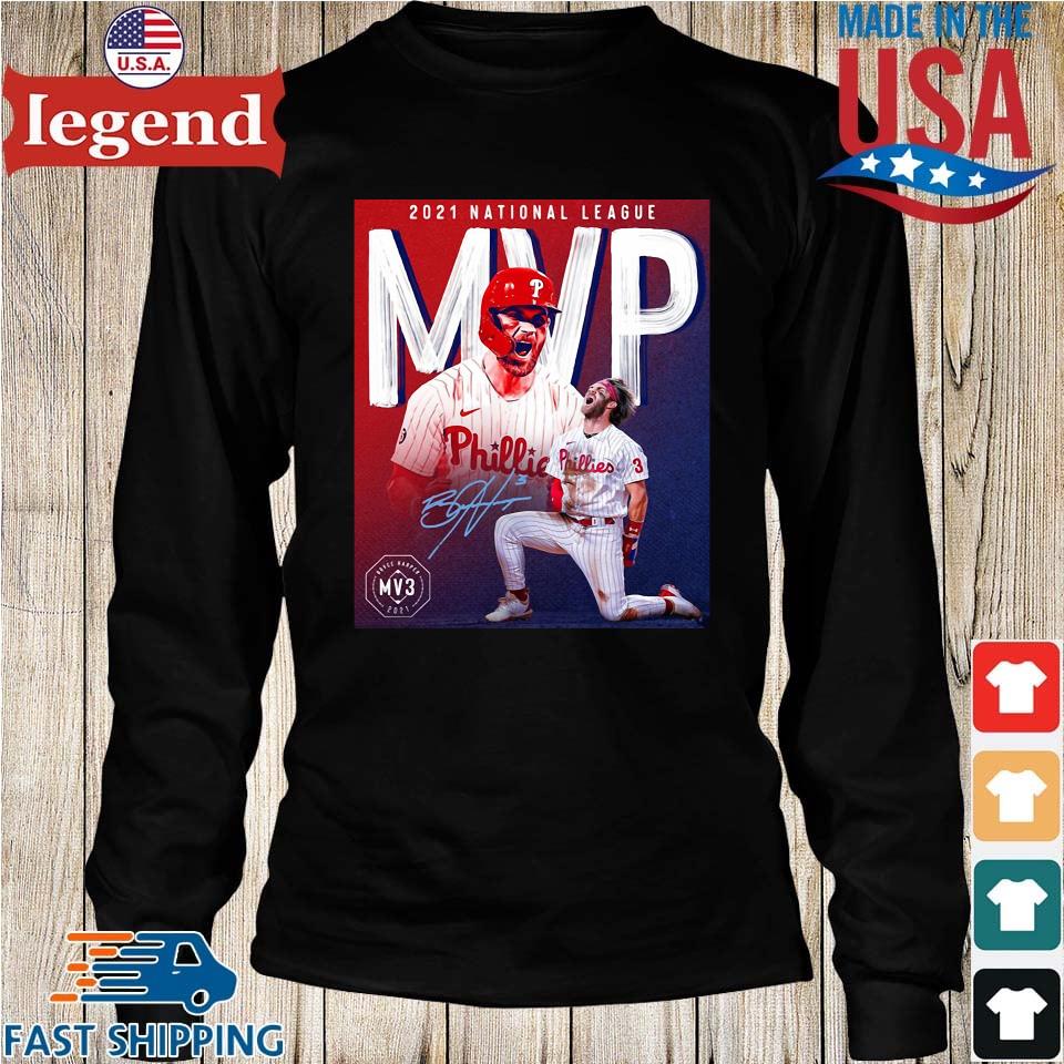 Bryce Harper MVP 2021 Philadelphia Phillies signature shirt