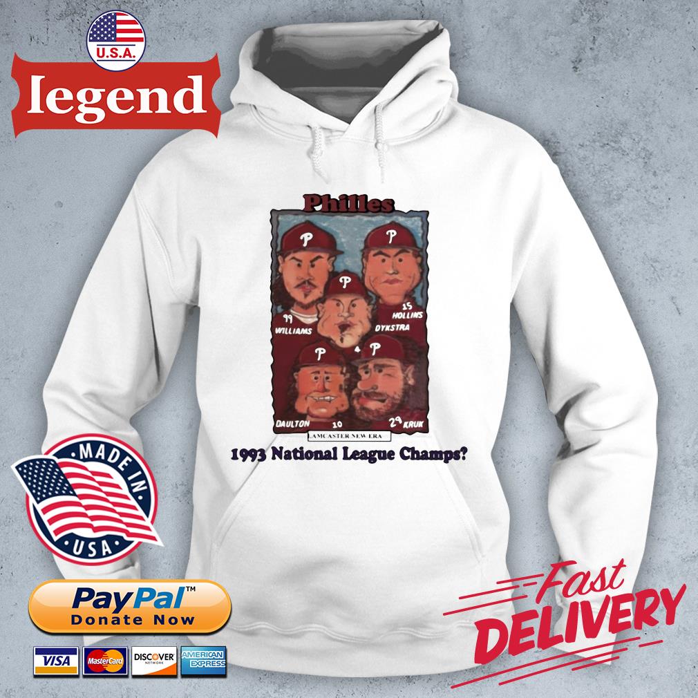 Phillies 1993 National League Champs Shirt, hoodie, sweater, long