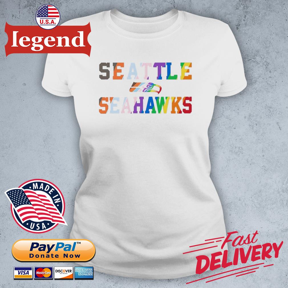 Seattle Seahawks Pride Logo Unisex Crewneck Sweatshirt