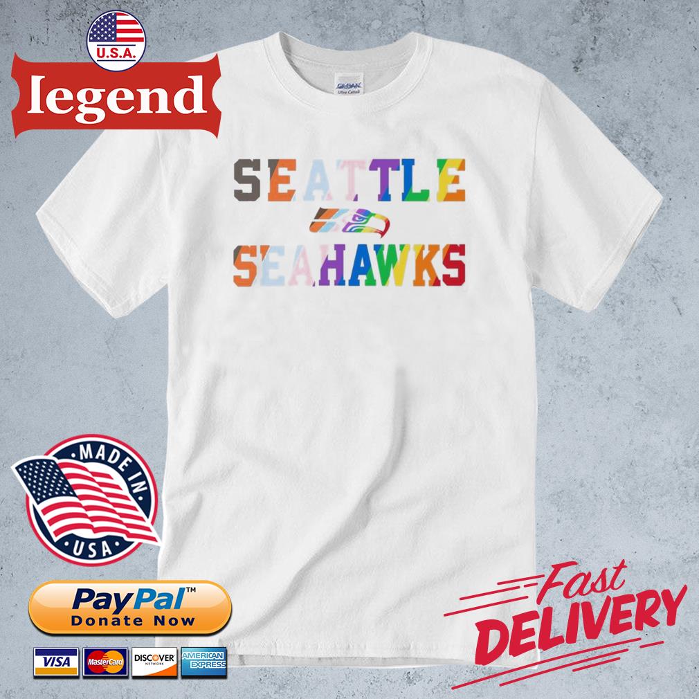 Seattle Seahawks Pride Logo Unisex Crewneck Sweatshirt