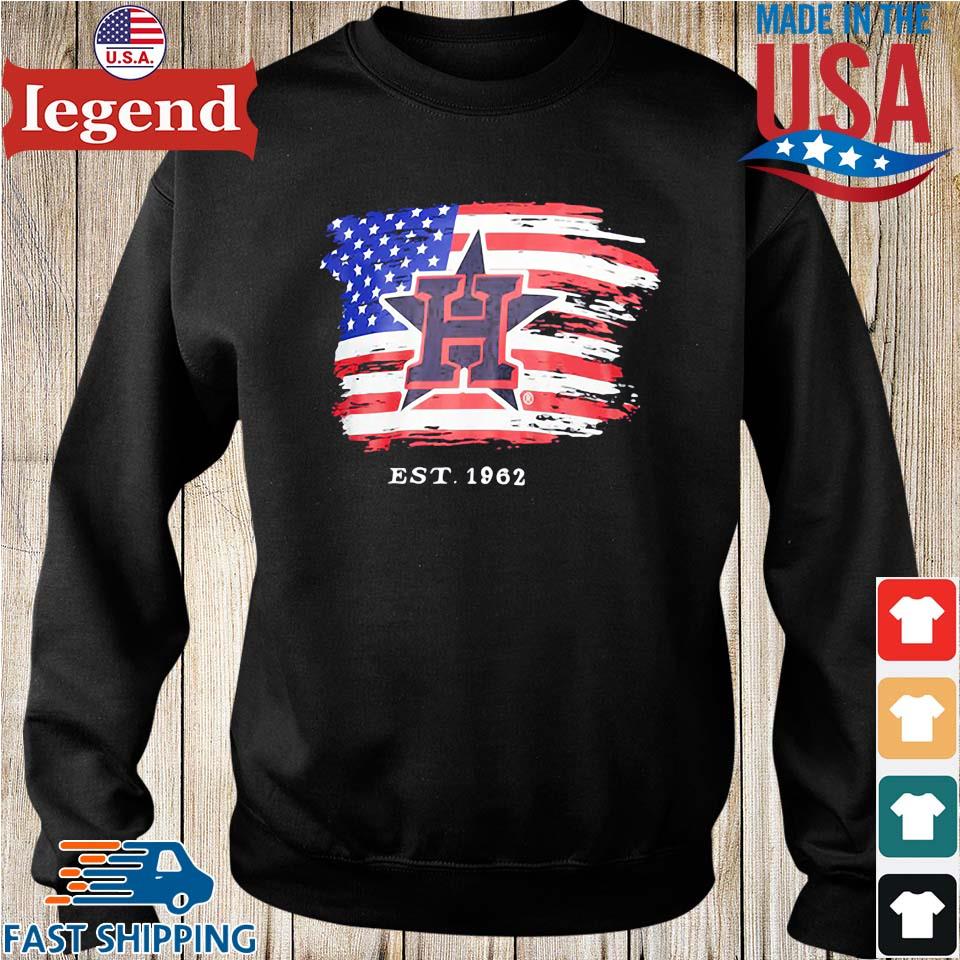 Houston Astros Est 1962 4th Of July Shirt, hoodie, sweater, long