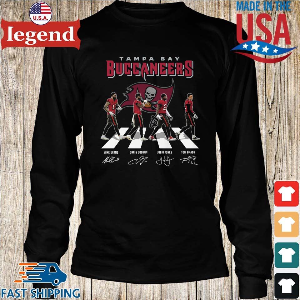 Tampa Bay Buccaneers Abbey Road Mike Evans Chris Godwin Julio Jones Tom Brady  Shirt Sweatshirt, Hoodie