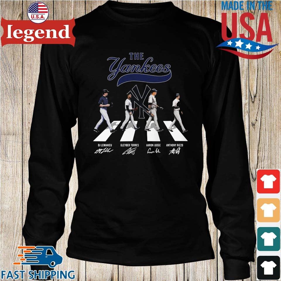 The New York Yankees Abbey Road signatures 2022 shirt, hoodie, sweater,  long sleeve and tank top