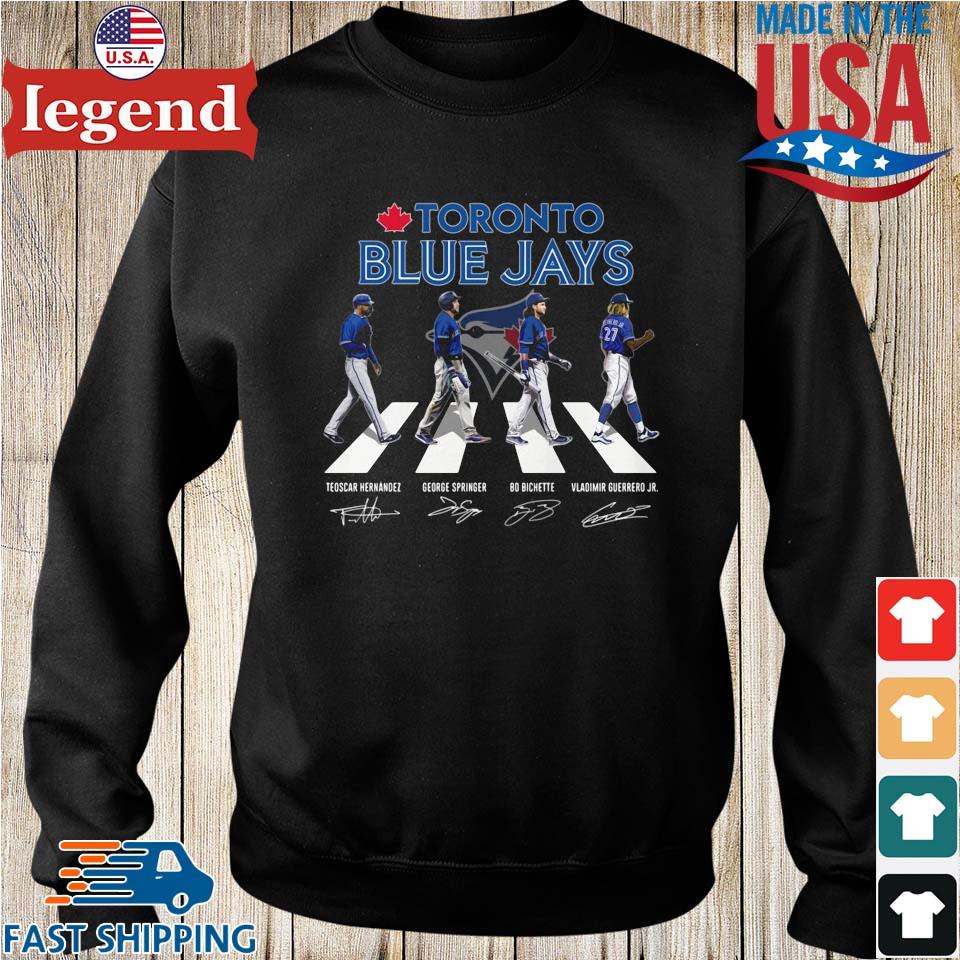 Toronto Blue Jays players Abbey Road sigantures shirt, hoodie