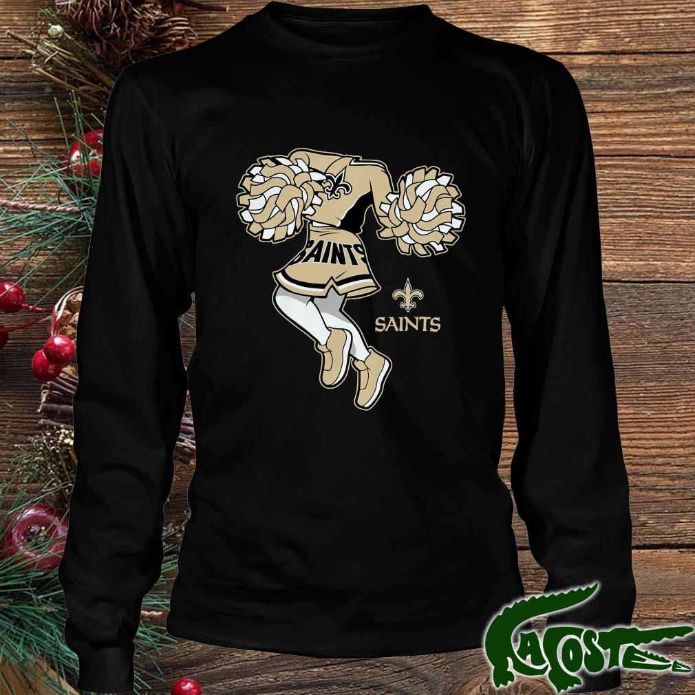 Girls Toddler New Orleans Saints Black Cheerleader T-Shirt