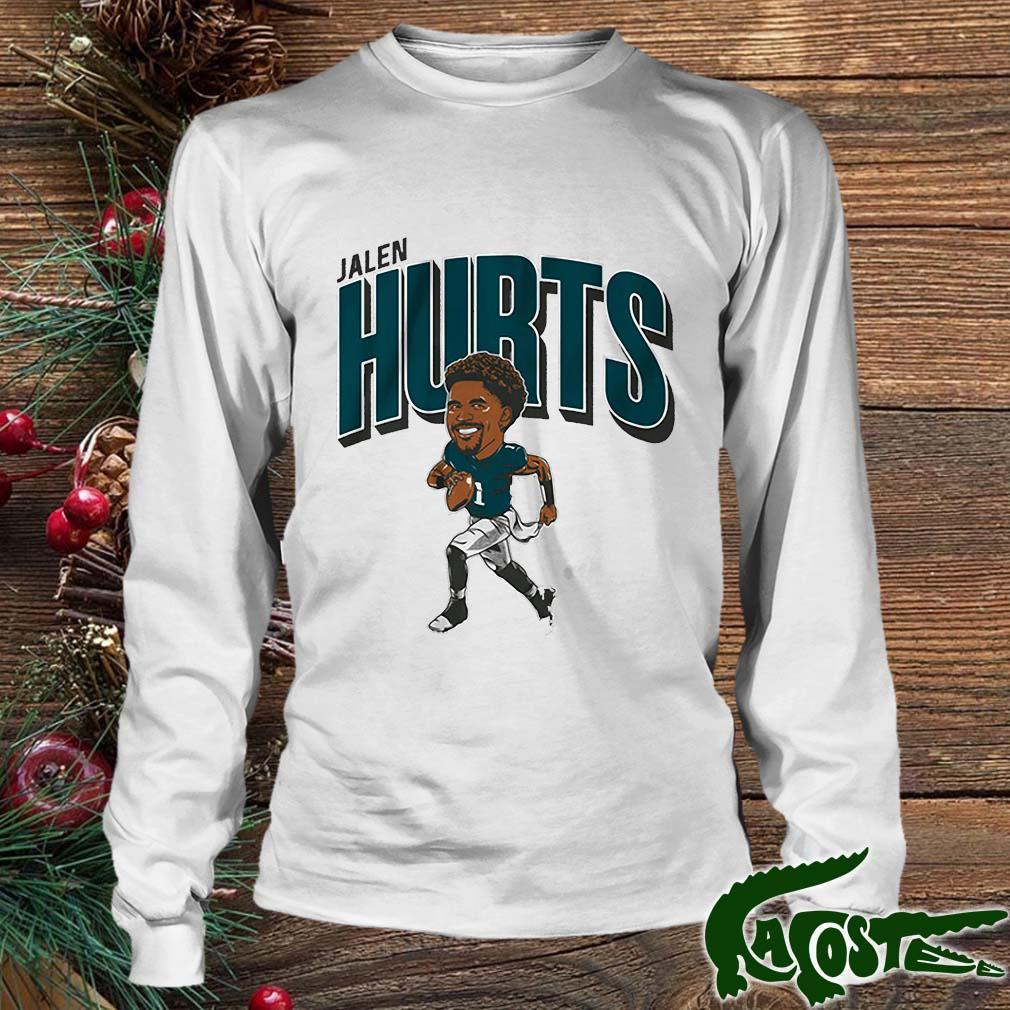 Shirts, Philadelphia Eagles Jalen Hurts Modern Retro Caricature Quality  Shirt Ships Fast