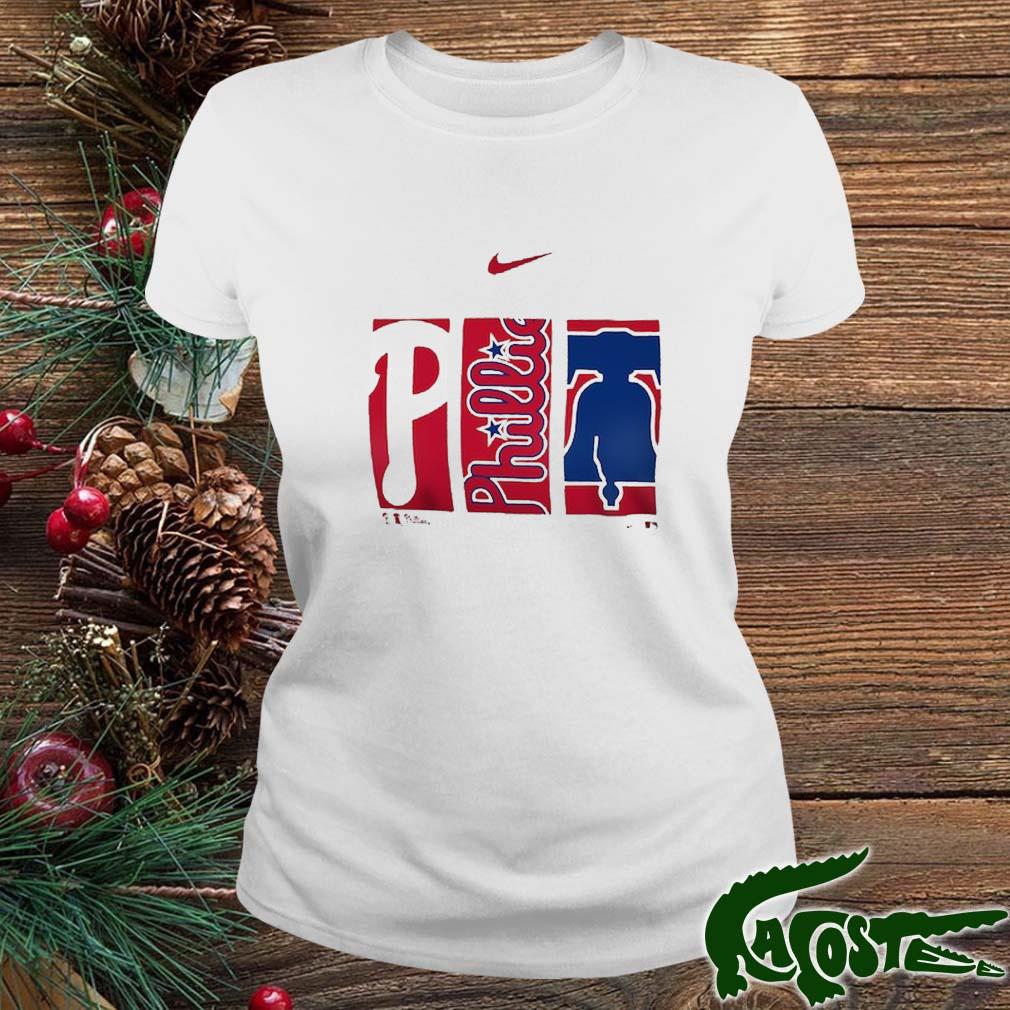 Philadelphia Phillies Girls Youth 3 Peat Team Logo Shirt