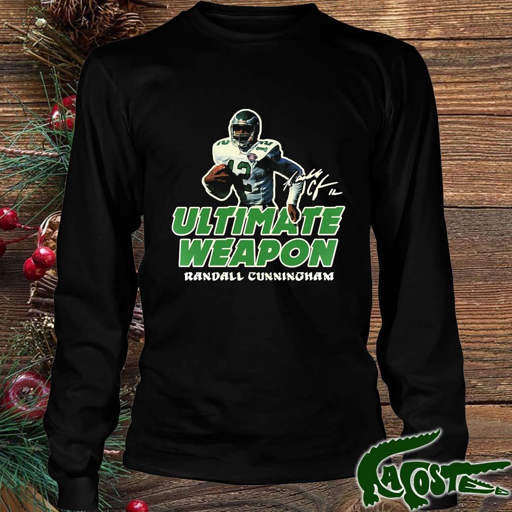 Randall Cunningham #12 Philadelphia Eagles football the Ultimate Weapon  funny T-shirt, hoodie, sweater, long sleeve and tank top