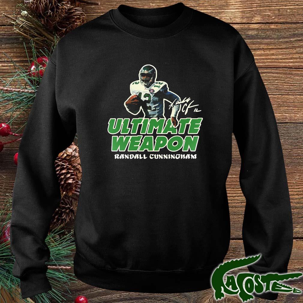 Randall Cunningham #12 Philadelphia Eagles football the Ultimate Weapon  funny T-shirt, hoodie, sweater, long sleeve and tank top