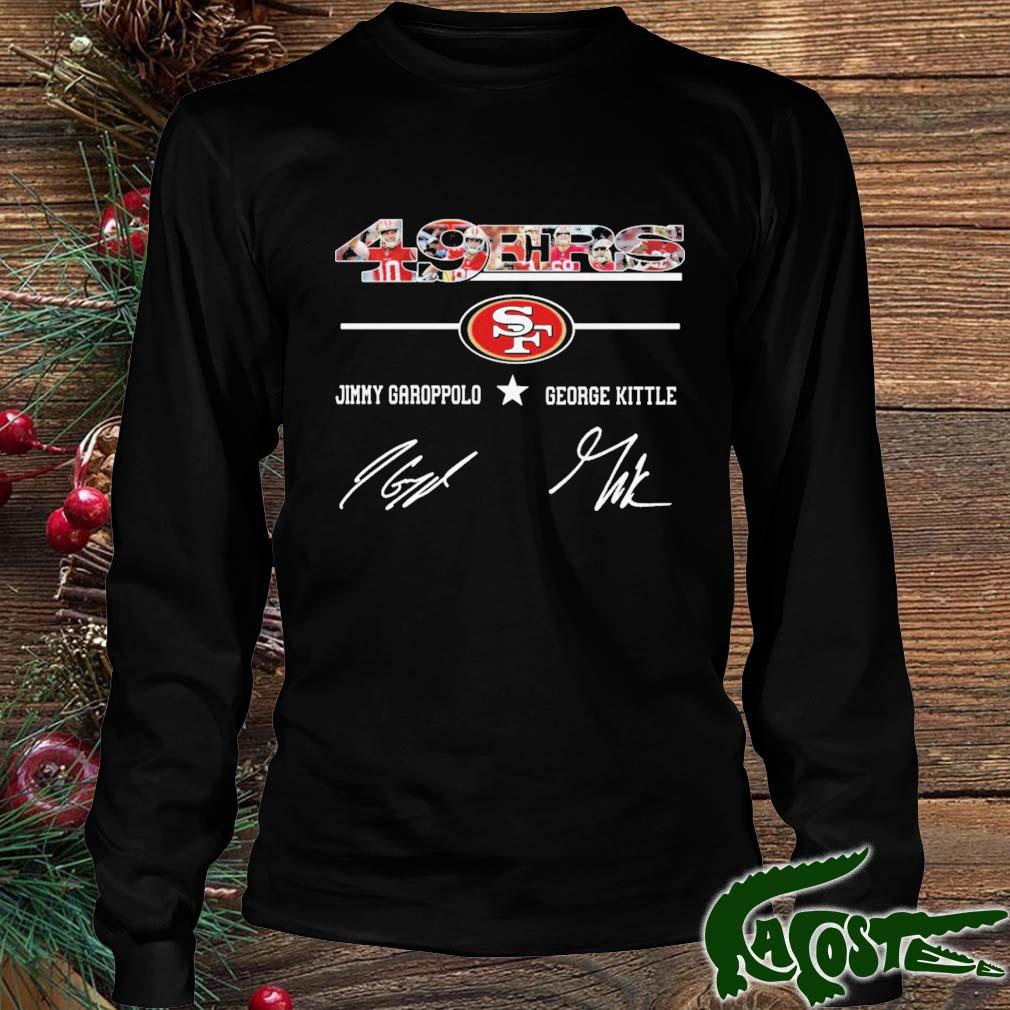 Official jimmy garoppolo and george kittle signatures shirt, hoodie,  sweater, long sleeve and tank top