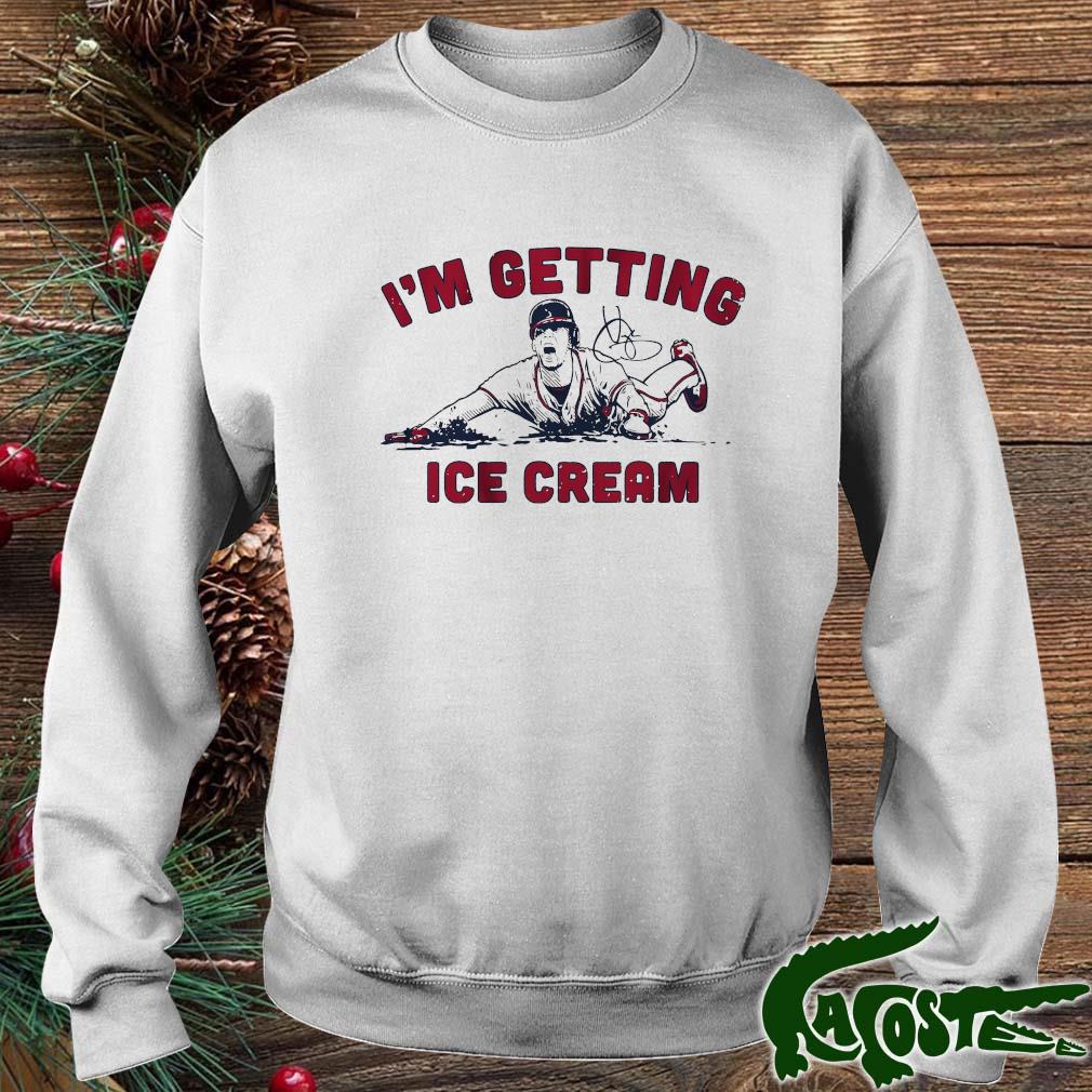 Vaughn Grissom I'm Getting Ice Cream Signature Shirt,Sweater, Hoodie, And  Long Sleeved, Ladies, Tank Top