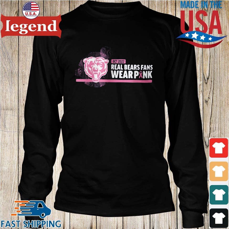 Real bears fans wear pink Chicago Bears shirt, hoodie, sweater