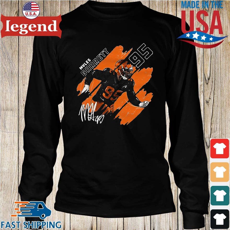 Signature 95 Cleveland browns myles garrett shirt, hoodie, sweater, long  sleeve and tank top