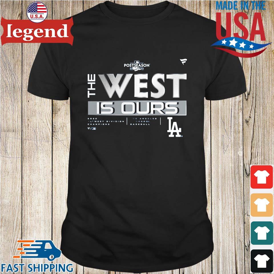 Fanatics Branded Royal Los Angeles Dodgers 2022 NL West Division Champions Locker Room T-Shirt