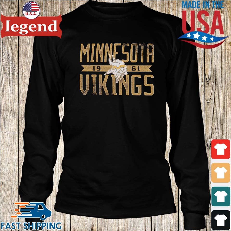 47 Brand Minnesota Vikings Franklin Long Sleeve T-Shirt