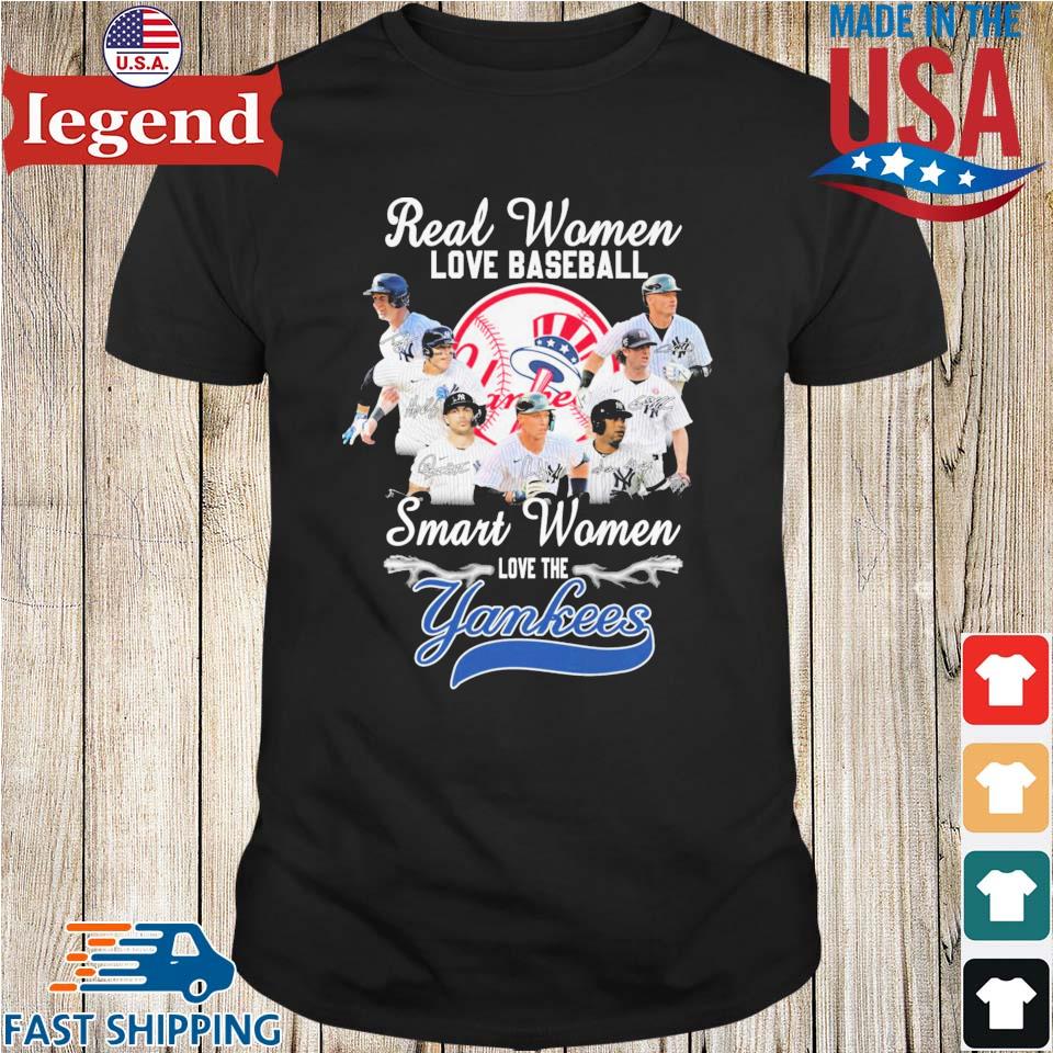 Real Women Love Baseball Smart The New York Yankees shirt, hoodie, sweater,  long sleeve and tank top