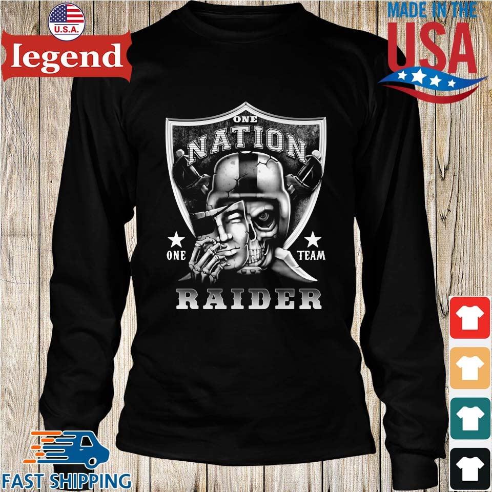 Design straight outta raider nation las vegas raiders shirt, hoodie,  sweatshirt for men and women