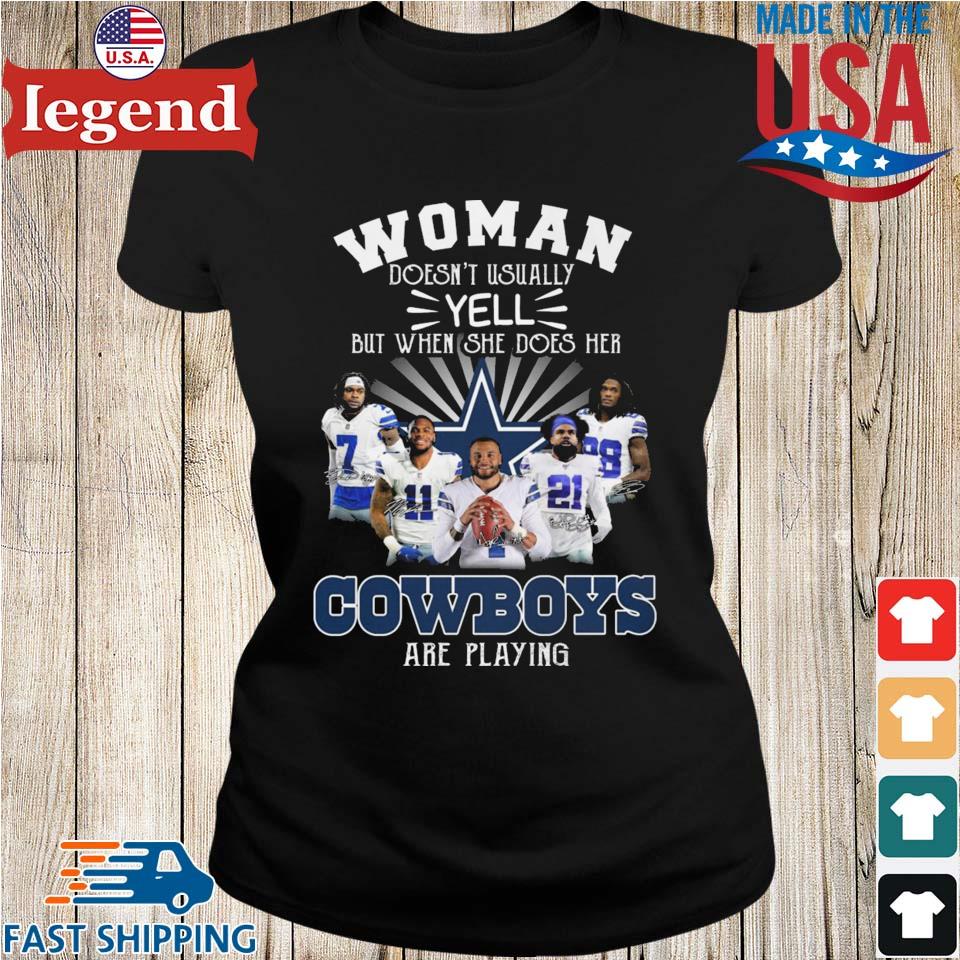 COWBOYS HER STYLE, Tops, Dallas Cowboys Long Sleeve Womens Tee