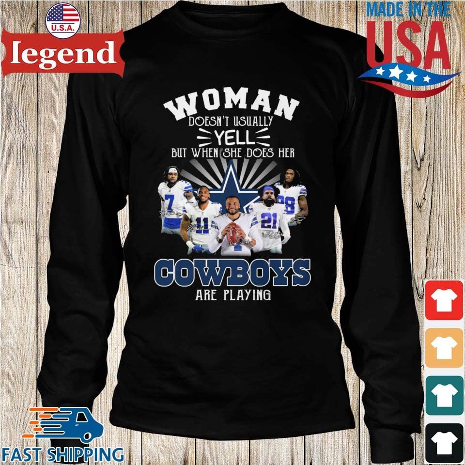 COWBOYS HER STYLE, Tops, Dallas Cowboys Long Sleeve Womens Tee