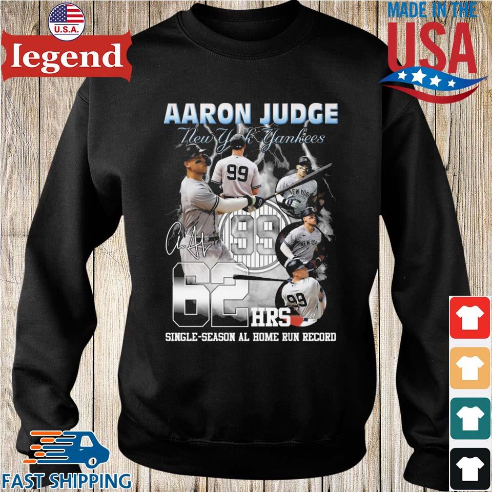 99 Aaron Judge New York Yankees 62 Hrs Single-season Al Home Run