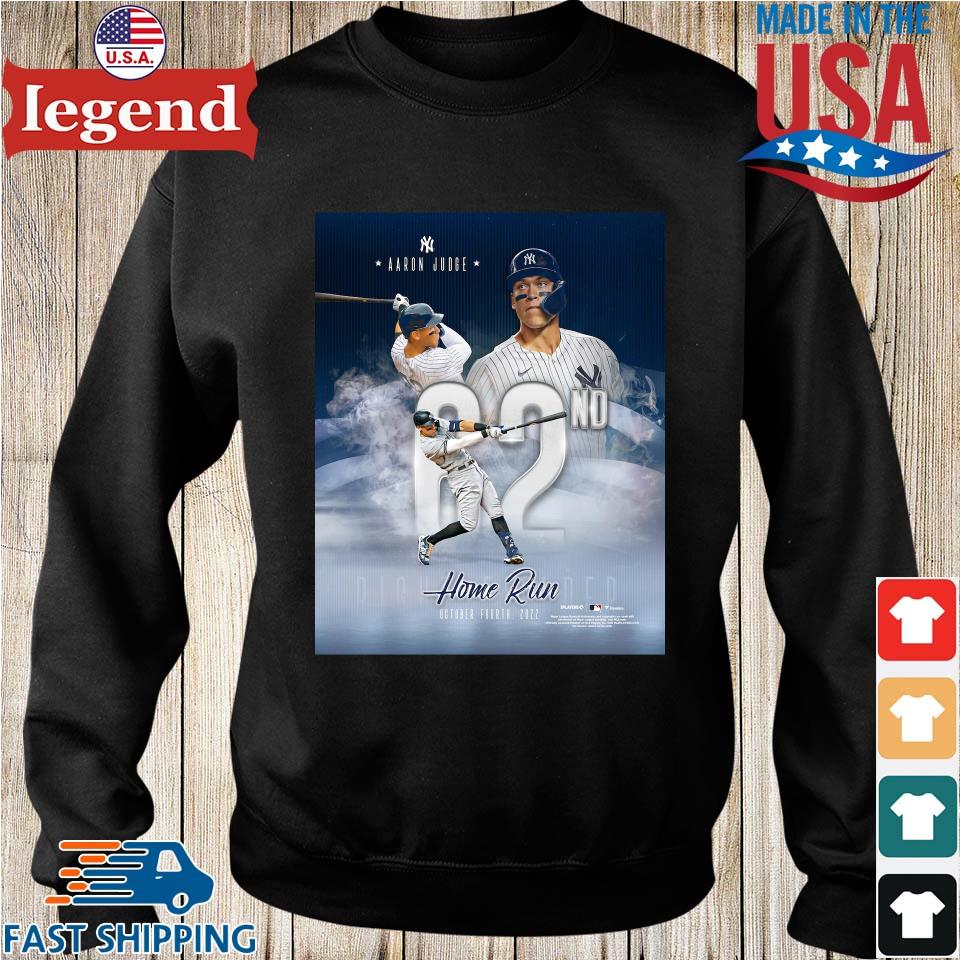 Aaron Judge New York Yankees Authentic American League Home Run Record  Unsigned Shirt,Sweater, Hoodie, And Long Sleeved, Ladies, Tank Top