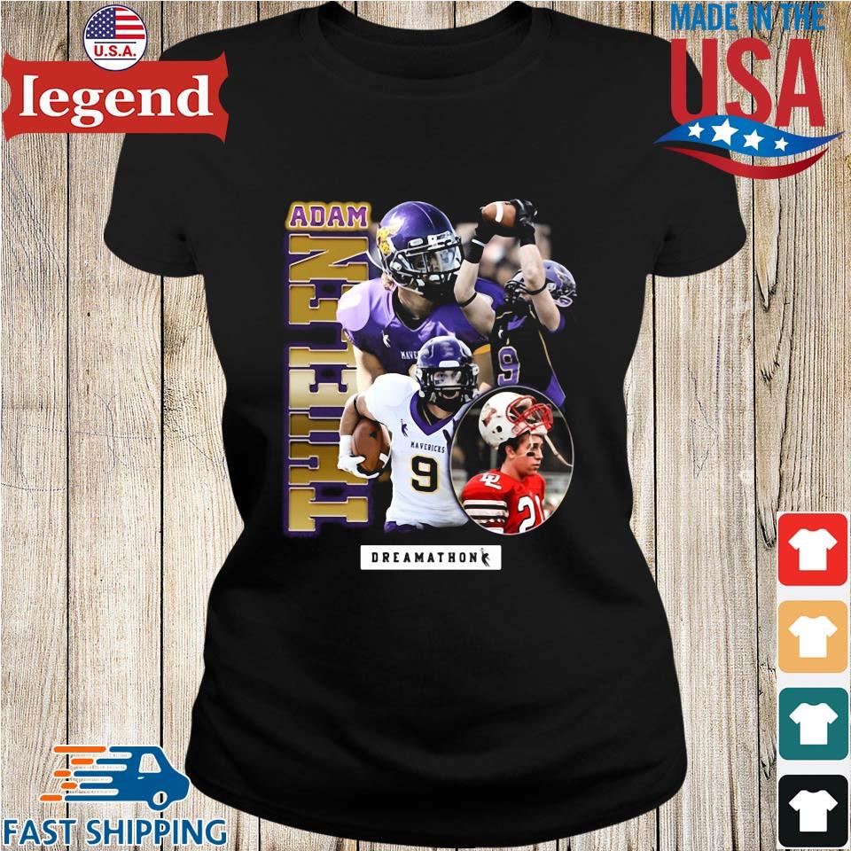 Dreamathon Merch Adam Thielen Home Town Hero T Shirt Minnesota