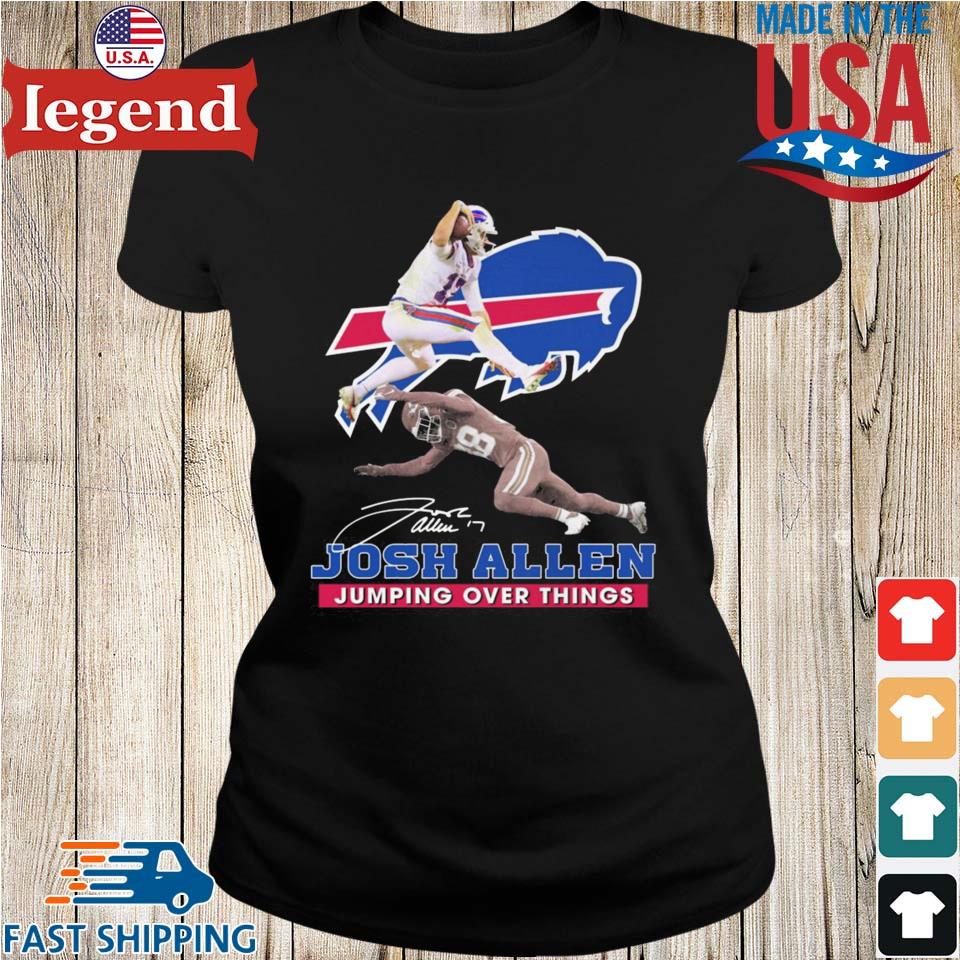 Buffalo Bills Josh Allen Jumping Logo T-shirt