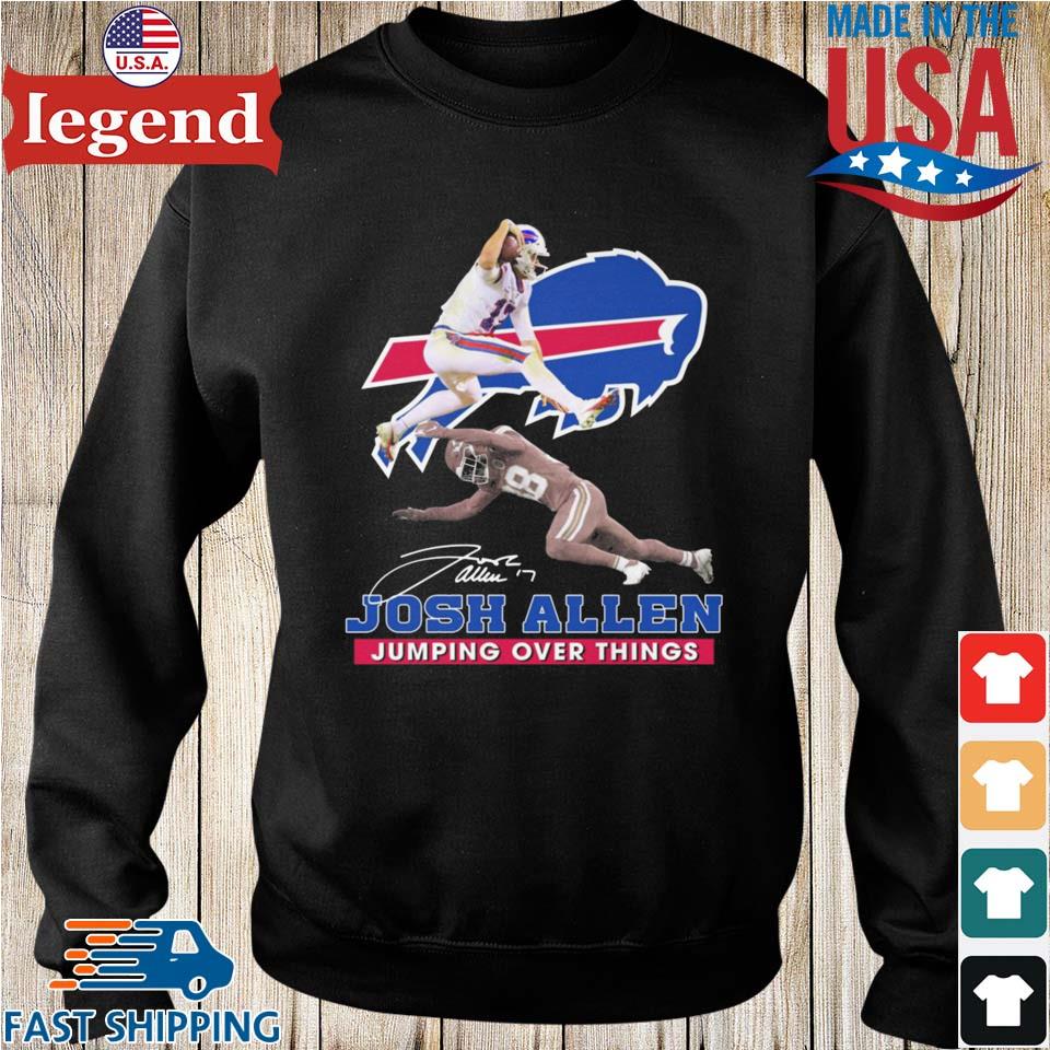 Josh Allen Jump Air Buffalo Bills T-Shirt