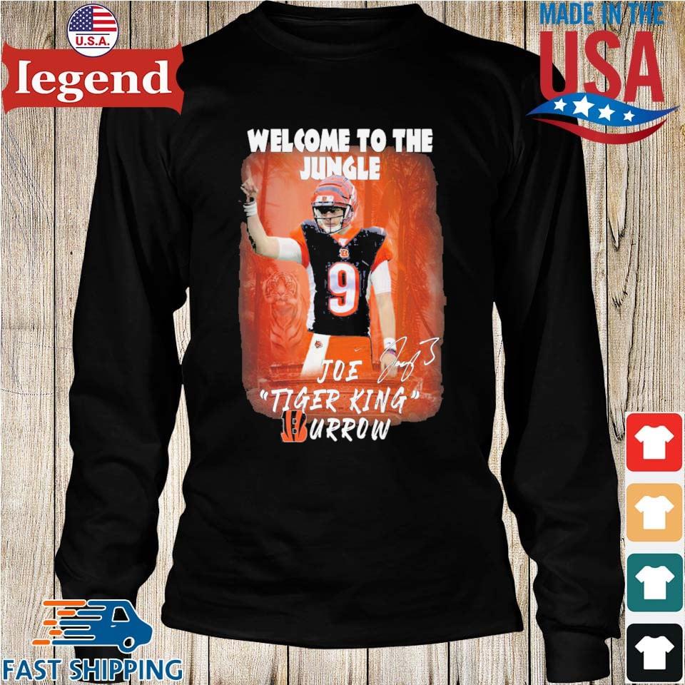 CINCINNATI BENGALS JOE BURROW ***TIGER KING*** T-SHIRT