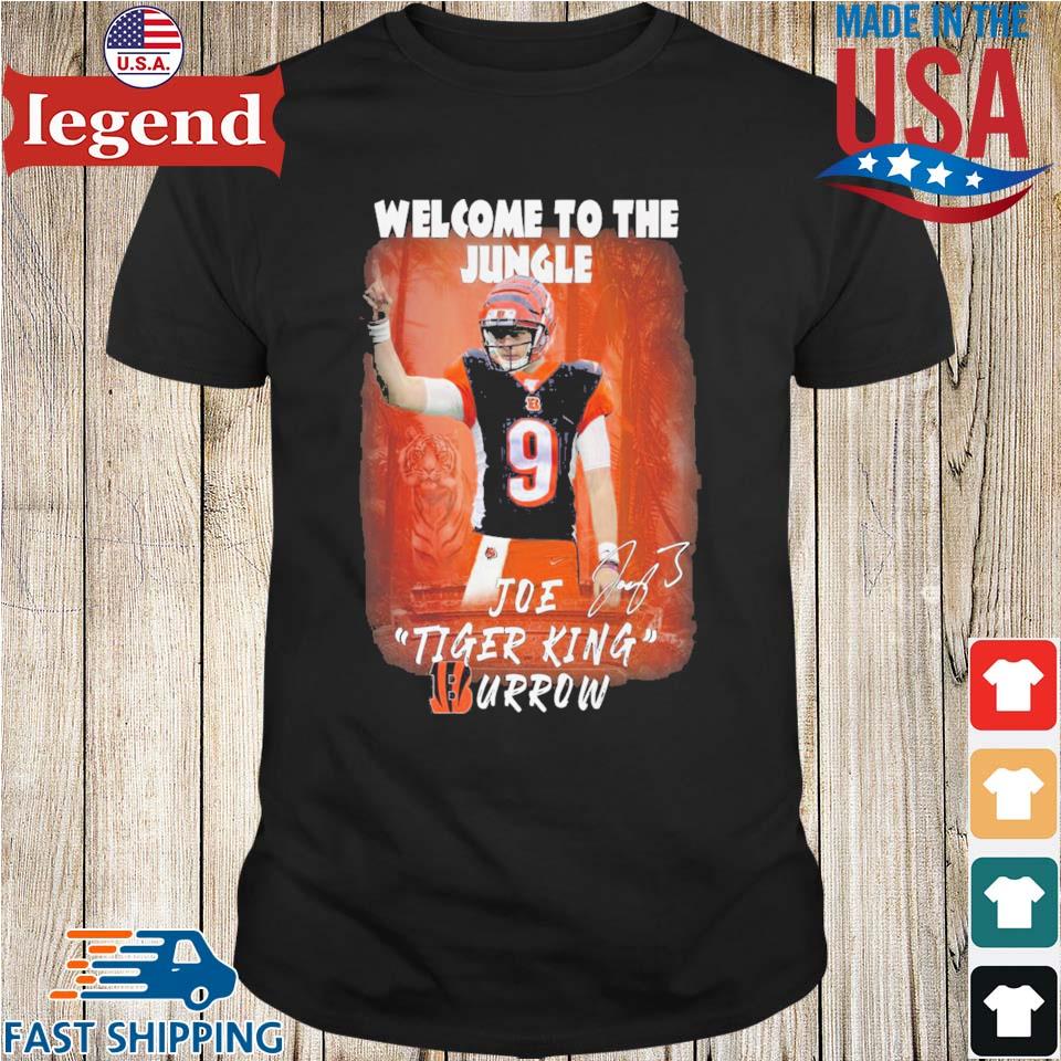 CINCINNATI BENGALS JOE BURROW ***TIGER KING*** T-SHIRT