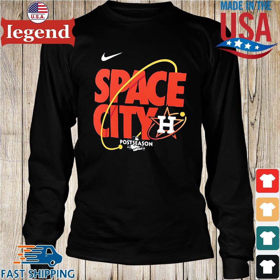 Houston Astros Nike Space City 2022 Postseason City Connect Long Sleeve T  Shirt,Sweater, Hoodie, And Long Sleeved, Ladies, Tank Top