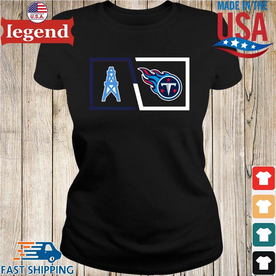 Houston Oilers And Tennessee Titans Long Sleeves T Shirt,Sweater, Hoodie,  And Long Sleeved, Ladies, Tank Top