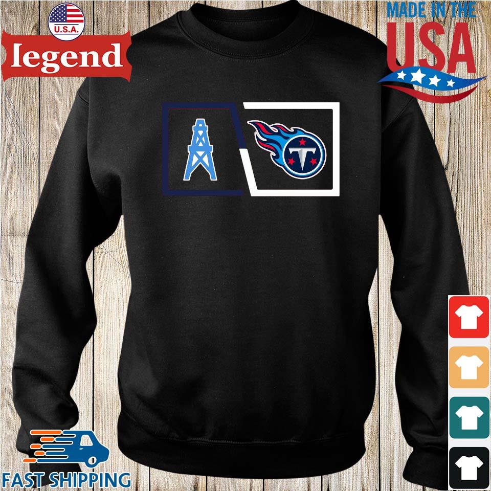 Houston Oilers And Tennessee Titans Long Sleeves T Shirt,Sweater