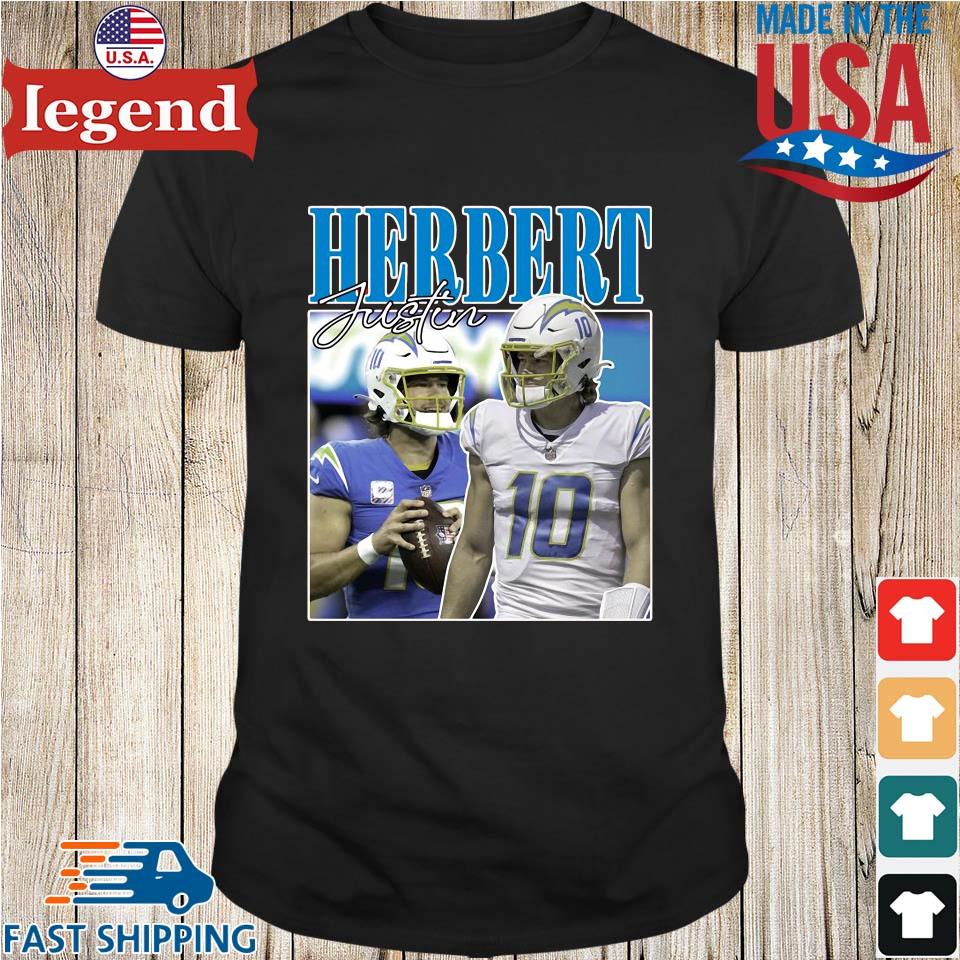 SALE!! Justin Herbert Los Angeles Chargers T-Shirt Vintage