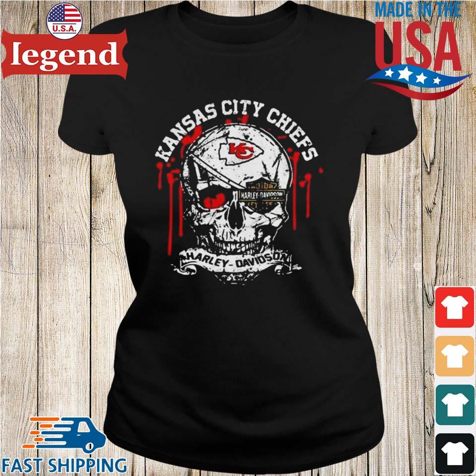 Kansas City Chiefs Harley Davidson T Shirt