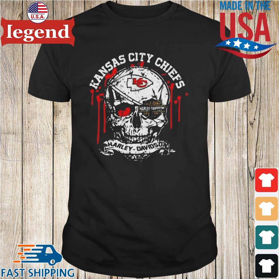 Kansas city Chiefs harley davidson shirt, hoodie, sweater and long sleeve