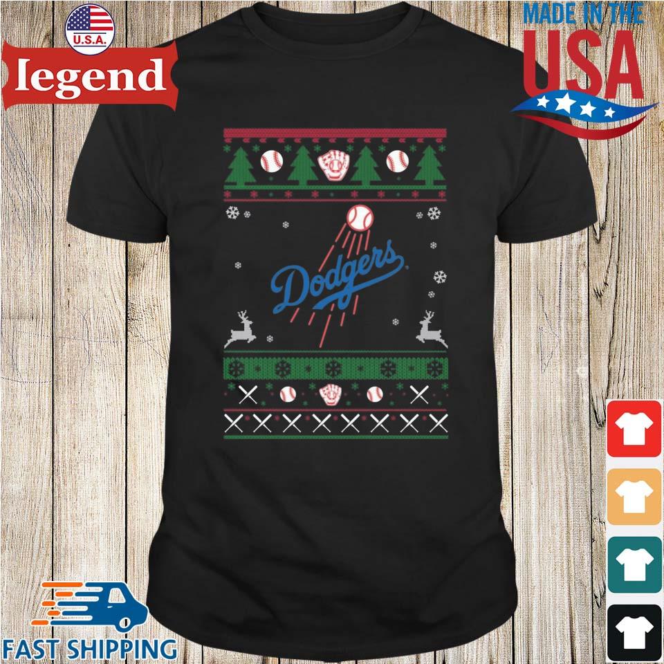 MLB LA Dodgers Ugly Christmas Sweater Size Large