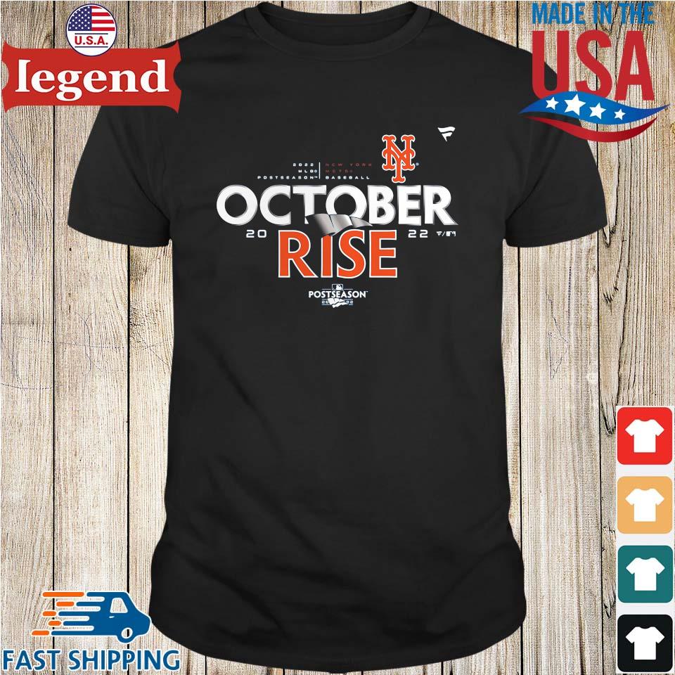 New York Mets October Rise Postseason 2022 logo T-shirt, hoodie