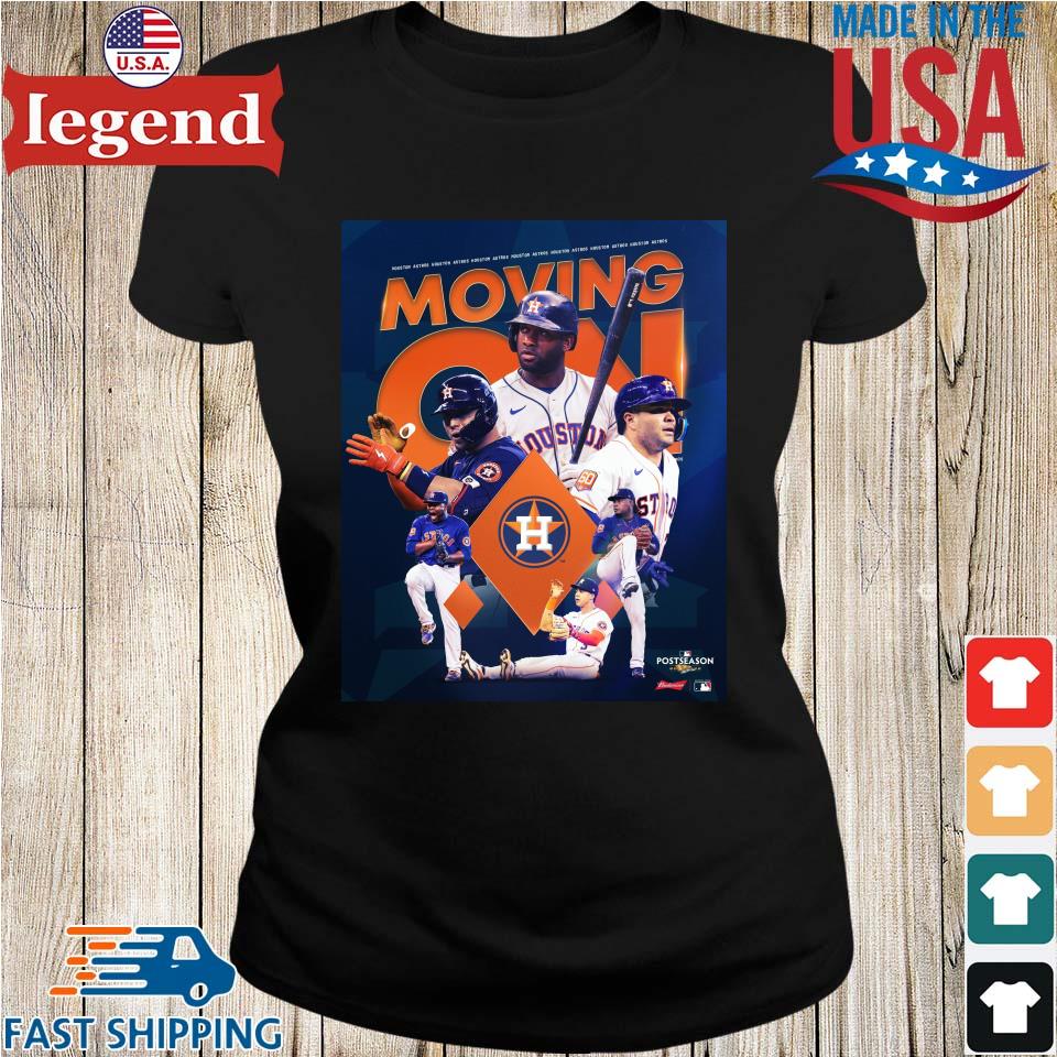 Mlb Houston Astros Moving On Postseason 2022 Long Sleeve T Shirt,Sweater,  Hoodie, And Long Sleeved, Ladies, Tank Top