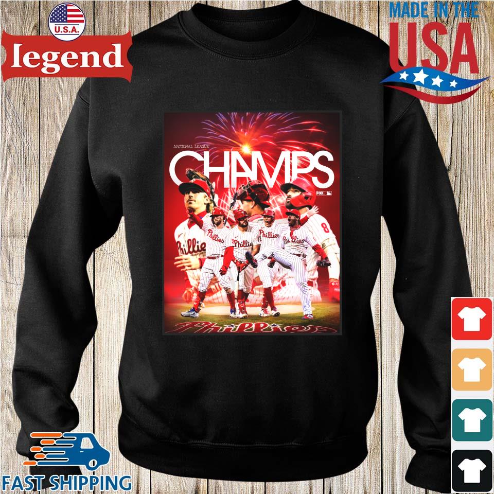 Philadelphia Phillies National League Champs T Long Sleeves T  Shirt,Sweater, Hoodie, And Long Sleeved, Ladies, Tank Top