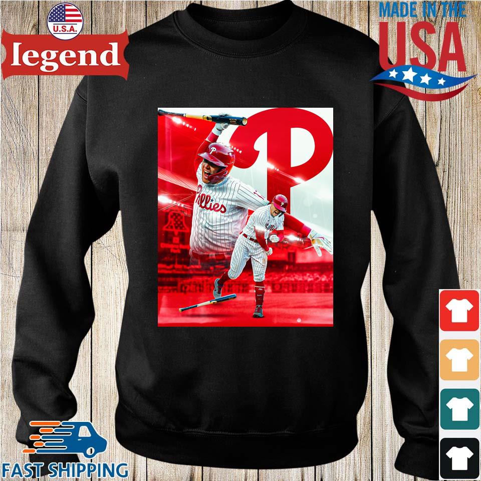 Women's Royal Philadelphia Phillies Cropped Long Sleeve T-Shirt