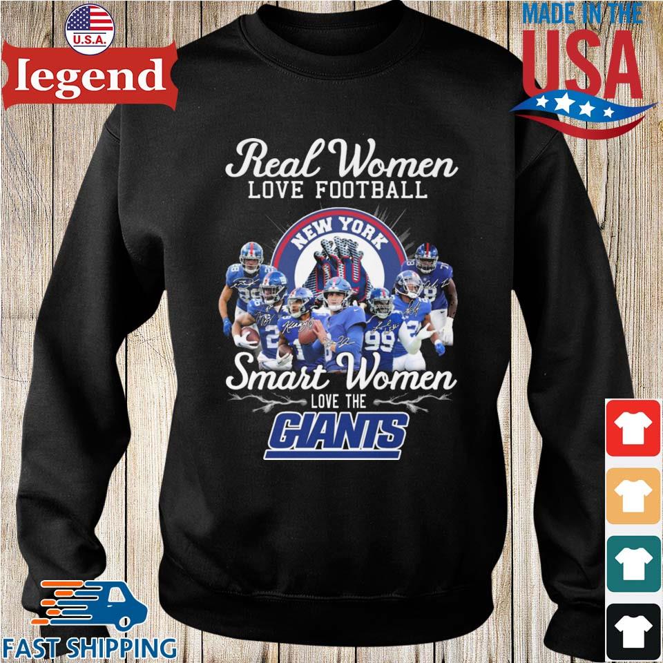 Real Women Love Football Smart Women Love The New York Giants T