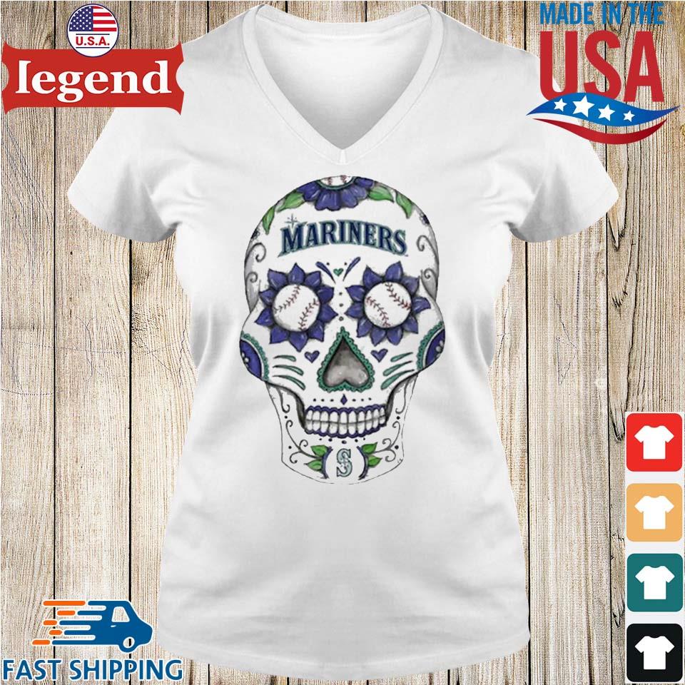 Seattle mariners skull 2022 postseason shirt, hoodie, sweater, long sleeve  and tank top