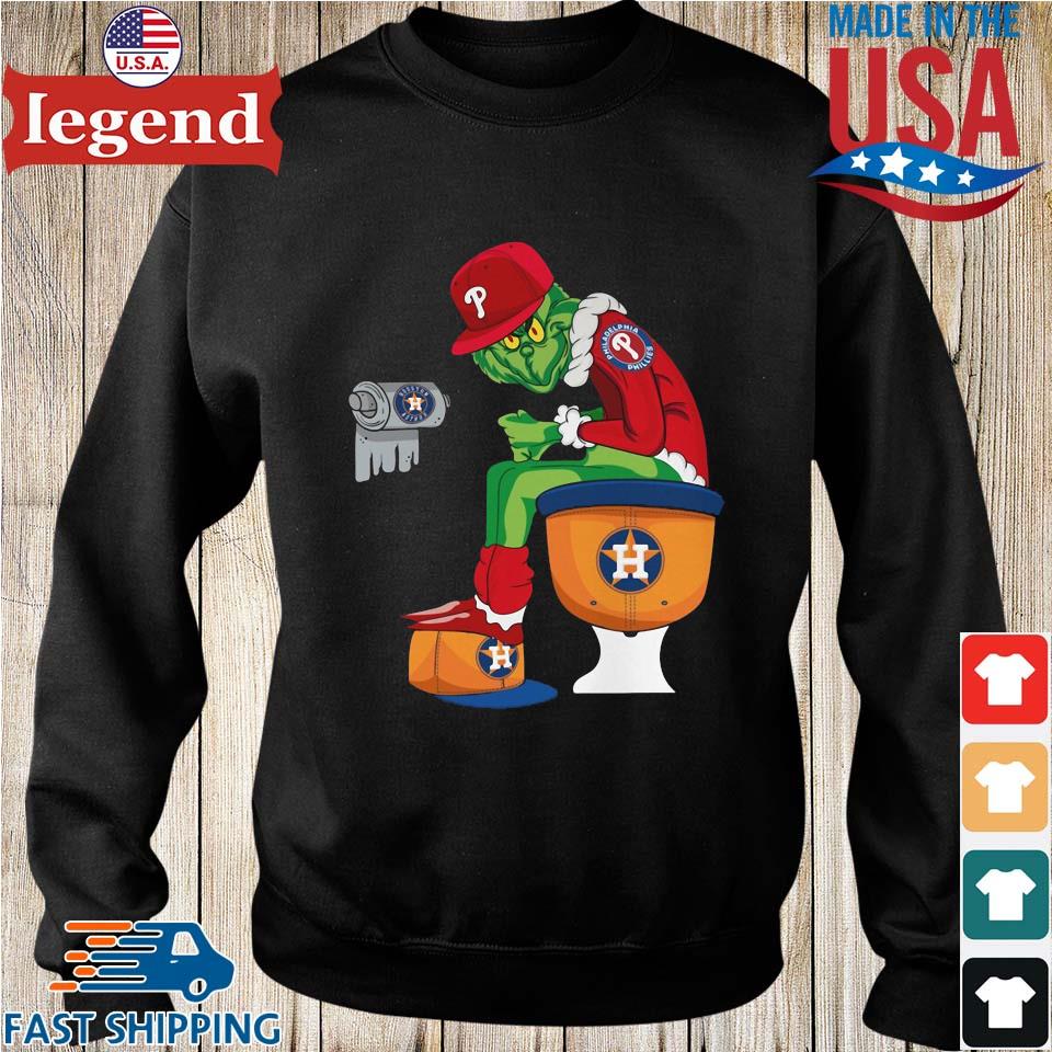 Houston Astros The Grinch Philadelphia Phillies Toilet shirt, hoodie,  sweater, long sleeve and tank top