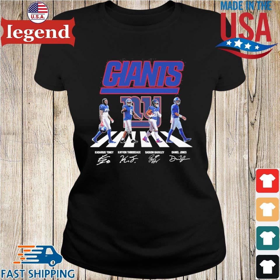 The New York Giants Signatures Abbey Road Team Player shirt