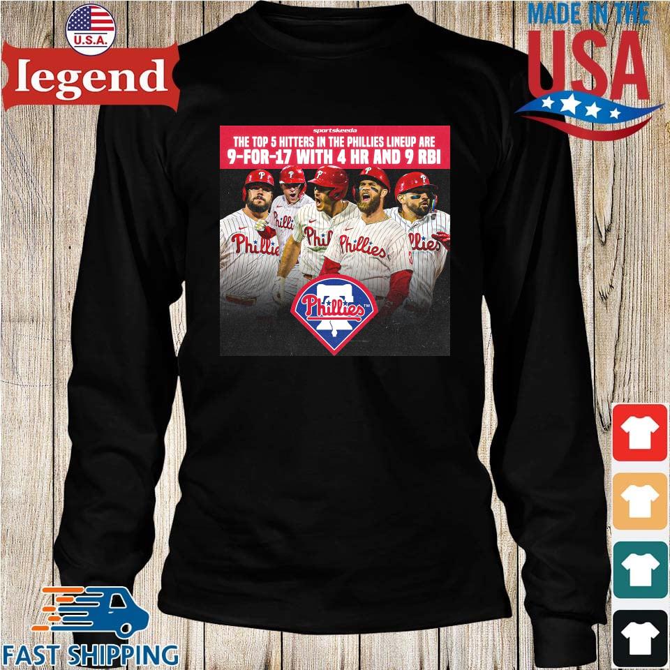 Phillies Long Sleeve Shirt Short Sleeve Tee Sweatshirt Hoodie Go