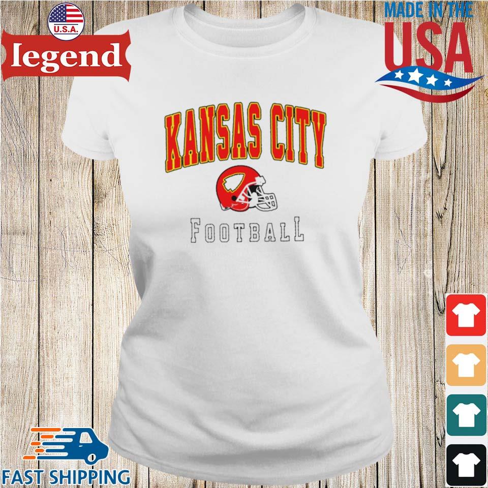 Red Kansas City Football Vintage T-Shirt