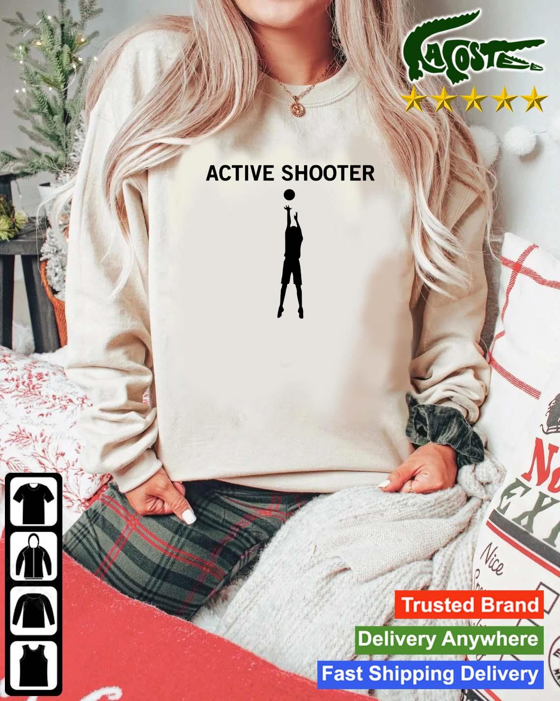 Active Shooter Shirt NEW Active Shooter Basketball Shirt Active