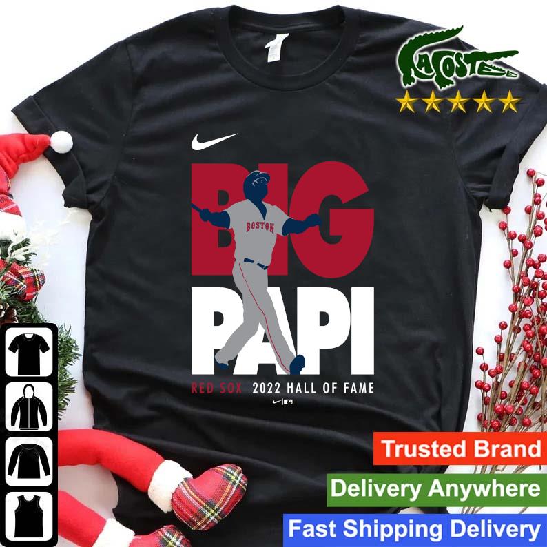 Boston Red Sox David Ortiz Big Papi 2022 Hall Of Fame T-shirt